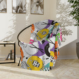 Musical Instruments Velveteen Minky Blanket 2