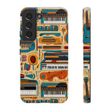 Musical Instruments Design 02 on Samsung Galaxy Phone Case - Beautiful Design for Music Lovers