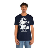 Beethoven Image on Unisex Jersey Short Sleeve Tee