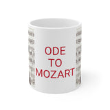 Ode To Mozart - Design B on Mug 11oz
