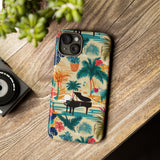 Tropical Piano iPhone Case - Floral Design for Music Lovers