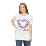 Copy of I Love Music Unisex Jersey Short Sleeve Tee (colour choices)