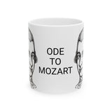Ode To Mozart Design C on Ceramic Mug 11oz