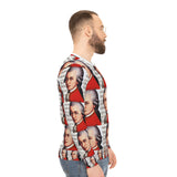 Mozart and Manuscript Design on Lightweight Sweatshirt | Music Lover's Gift