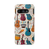 Musical Instruments Design 03 on Google Pixel Phone Case - Beautiful Design for Music Lovers