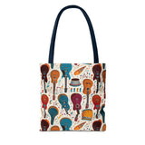 Musical Instrument Design 03 on Piano Tote Bag - Stylish Summer Accessory for Music Lovers