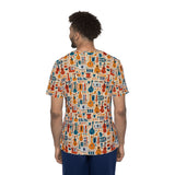 Musical Instruments Design 01 Print on Men's Sports Jersey - Beach Vibes Apparel