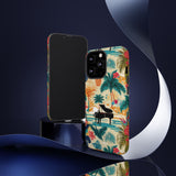 Tropical Piano iPhone Case - Floral Design for Music Lovers