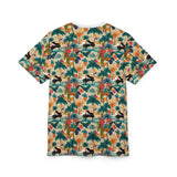Tropical Piano Graphic Unisex Tee for Music Lovers