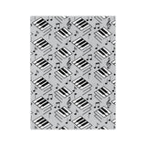 Piano Keys Velveteen Minky Blanket 2