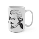 Ode To Mozart - Design C on Mug 15oz