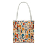 Musical Instrument Design 01 on Piano Tote Bag - Stylish Summer Accessory for Music Lovers