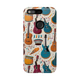 Musical Instruments Design 03 on Google Pixel Phone Case - Beautiful Design for Music Lovers