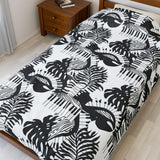 Piano Keys Design 02 on Velveteen Plush Blanket for Music Lovers