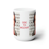 Ode To Mozart Design B on Ceramic Mug 15oz