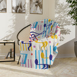 Musical Notes Velveteen Minky Blanket 2