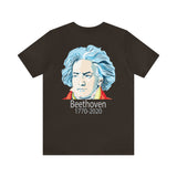 Beethoven Image on Unisex Jersey Short Sleeve Tee