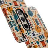 Musical Instruments Design 01 on Samsung Galaxy Phone Case - Floral Design for Music Lovers