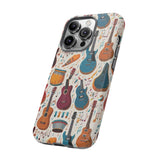 Musical Instruments Design 03 on iPhone Case - Beautiful Design for Music Lovers