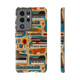 Musical Instruments Design 02 on Samsung Galaxy Phone Case - Beautiful Design for Music Lovers