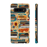Musical Instruments Design 02 on Samsung Galaxy Phone Case - Beautiful Design for Music Lovers