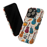 Musical Instruments Design 03 on iPhone Case - Beautiful Design for Music Lovers