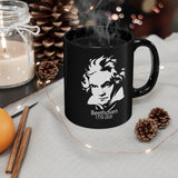 Beethoven 1770-2020 Image on 11oz Black Mug