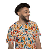 Musical Instruments Design 01 Print on Men's Sports Jersey - Beach Vibes Apparel