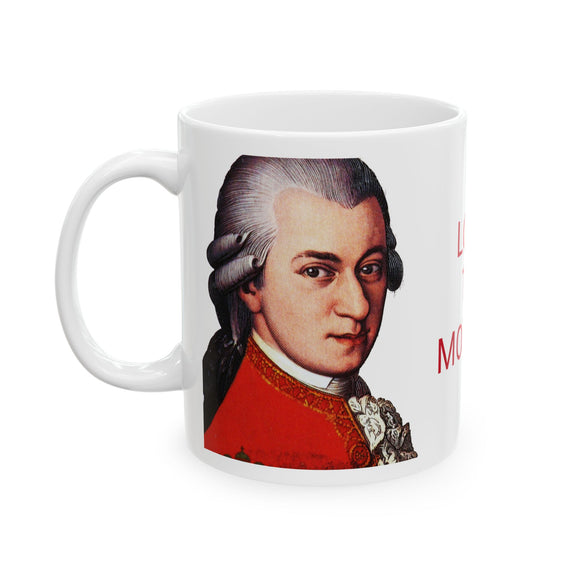 Love To Mozart Design A on Ceramic Mug 11oz