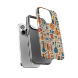 Musical Instruments Design 01 on iPhone Case - Floral Design for Music Lovers
