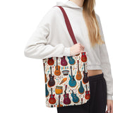 Musical Instrument Design 03 on Piano Tote Bag - Stylish Summer Accessory for Music Lovers