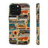 Musical Instruments Design 02 on iPhone Case - Lovely Design for Music Lovers