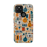 Musical Instruments Design 01 on Google Pixel Phone Case - Floral Design for Music Lovers