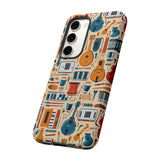 Musical Instruments Design 01 on Samsung Galaxy Phone Case - Floral Design for Music Lovers