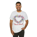 Copy of I Love Music Unisex Jersey Short Sleeve Tee (colour choices)