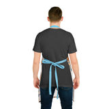 Musical Instruments Design 01 Print on Apron with 5-Color Straps | Perfect for Cooking & BBQ