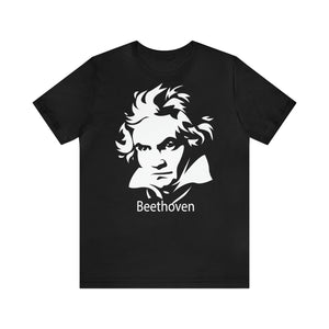 Beethoven Image on Unisex Jersey Short Sleeve Tee
