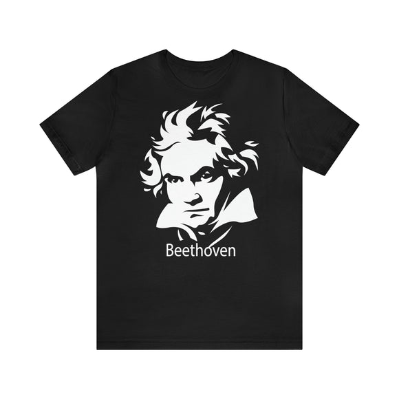 Beethoven Image on Unisex Jersey Short Sleeve Tee