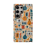 Musical Instruments Design 01 on Samsung Galaxy Phone Case - Floral Design for Music Lovers