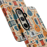 Musical Instruments Design 01 on Samsung Galaxy Phone Case - Floral Design for Music Lovers