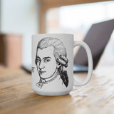 Ode To Mozart - Design C on Mug 15oz