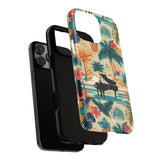 Tropical Piano iPhone Case - Floral Design for Music Lovers