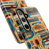 Musical Instruments Design 02 on Samsung Galaxy Phone Case - Beautiful Design for Music Lovers