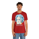 Beethoven Image on Unisex Jersey Short Sleeve Tee
