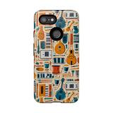 Musical Instruments Design 01 on Google Pixel Phone Case - Floral Design for Music Lovers
