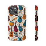 Musical Instruments Design 03 on iPhone Case - Beautiful Design for Music Lovers