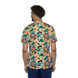 Tropical Piano Print Men's Sports Jersey - Beach Vibes Apparel