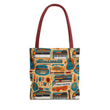 Musical Instrument Design 02 on Piano Tote Bag - Stylish Summer Accessory for Music Lovers