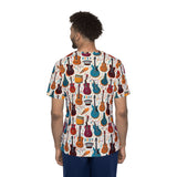Musical Instruments Design 03 Print on Men's Sports Jersey - Beach Vibes Apparel