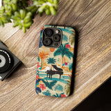 Tropical Piano iPhone Case - Floral Design for Music Lovers